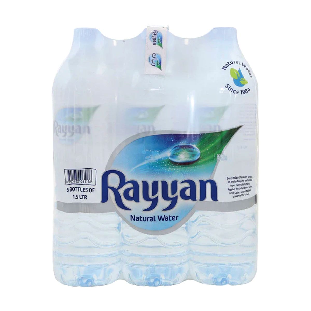 Rayyan Natural Water 6x1.5Ltr