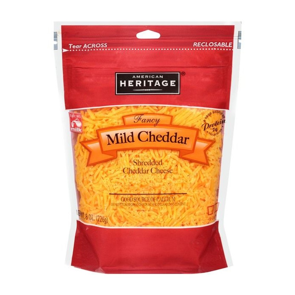 American Heritage Fancy Mild Cheddar Cheese 226g