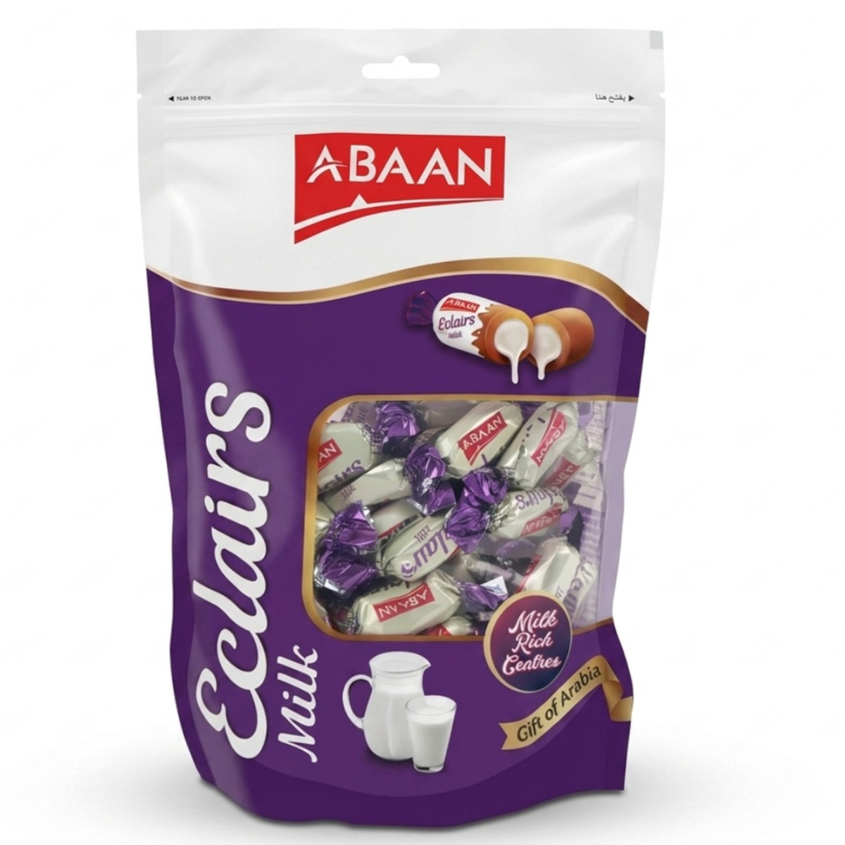 Abaan Milk Rich Center Chocolate 550g