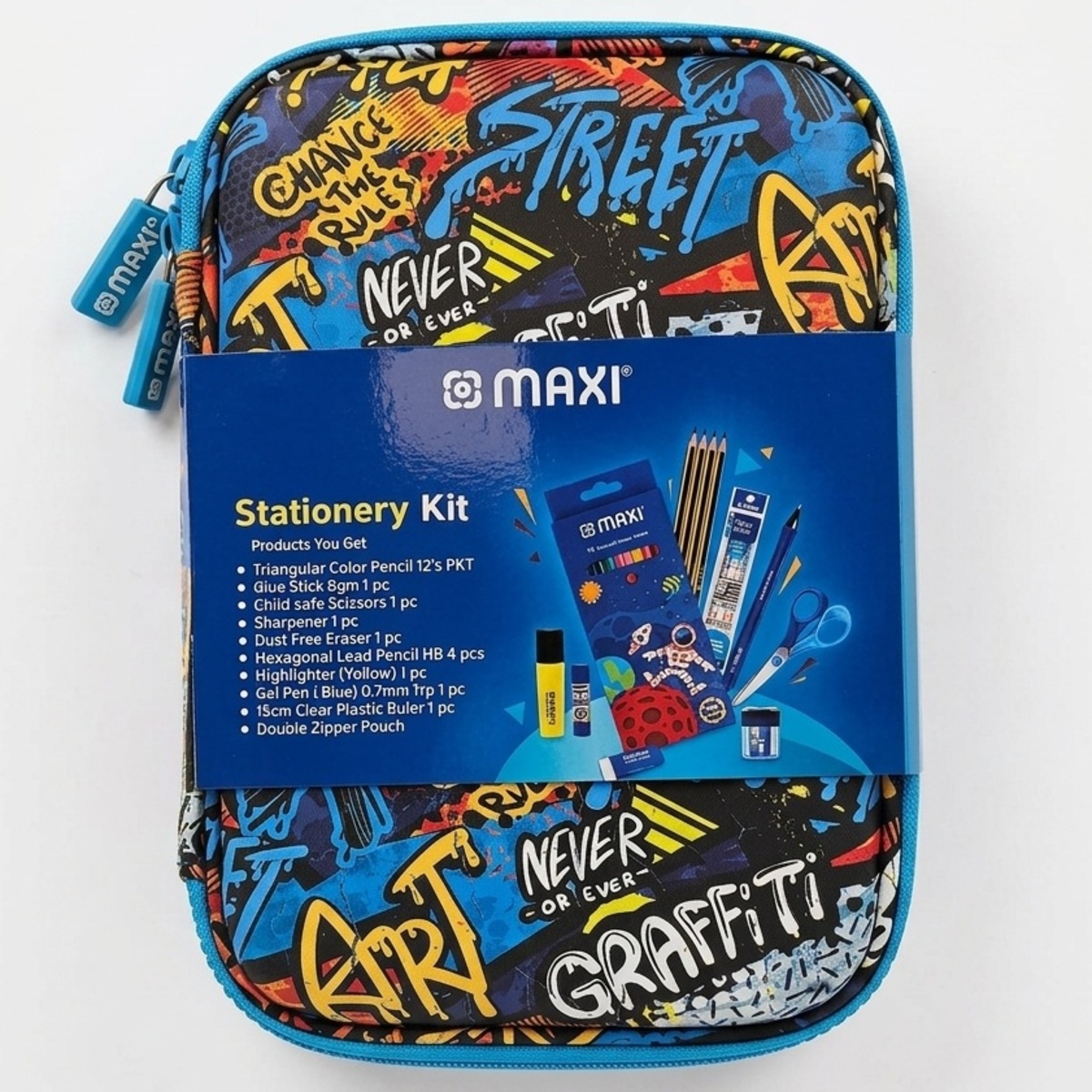 Maxi Stationery Kit Cyan Combo