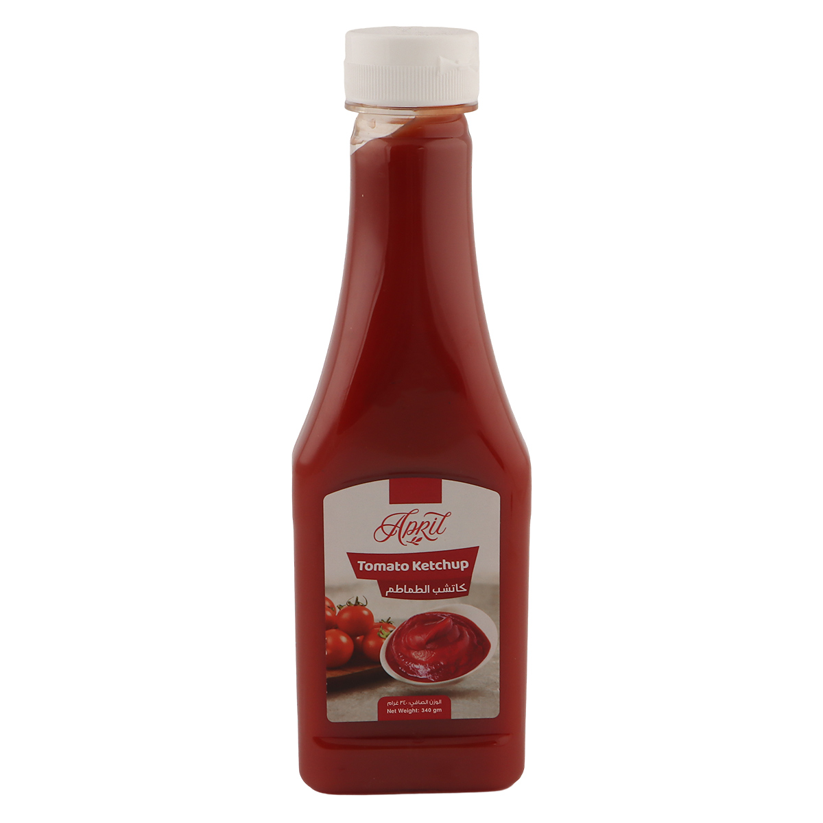 April Tomato Ketchup Plastic Bottle 340ml