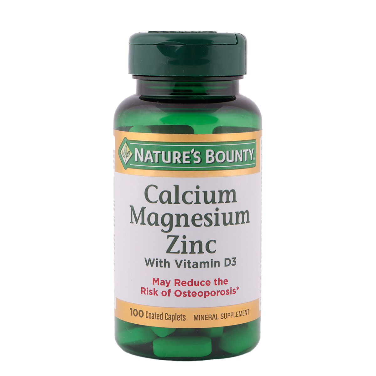 Natures Bounty Calcium Magnesium Zinc With Vitamin D 100 Tablets