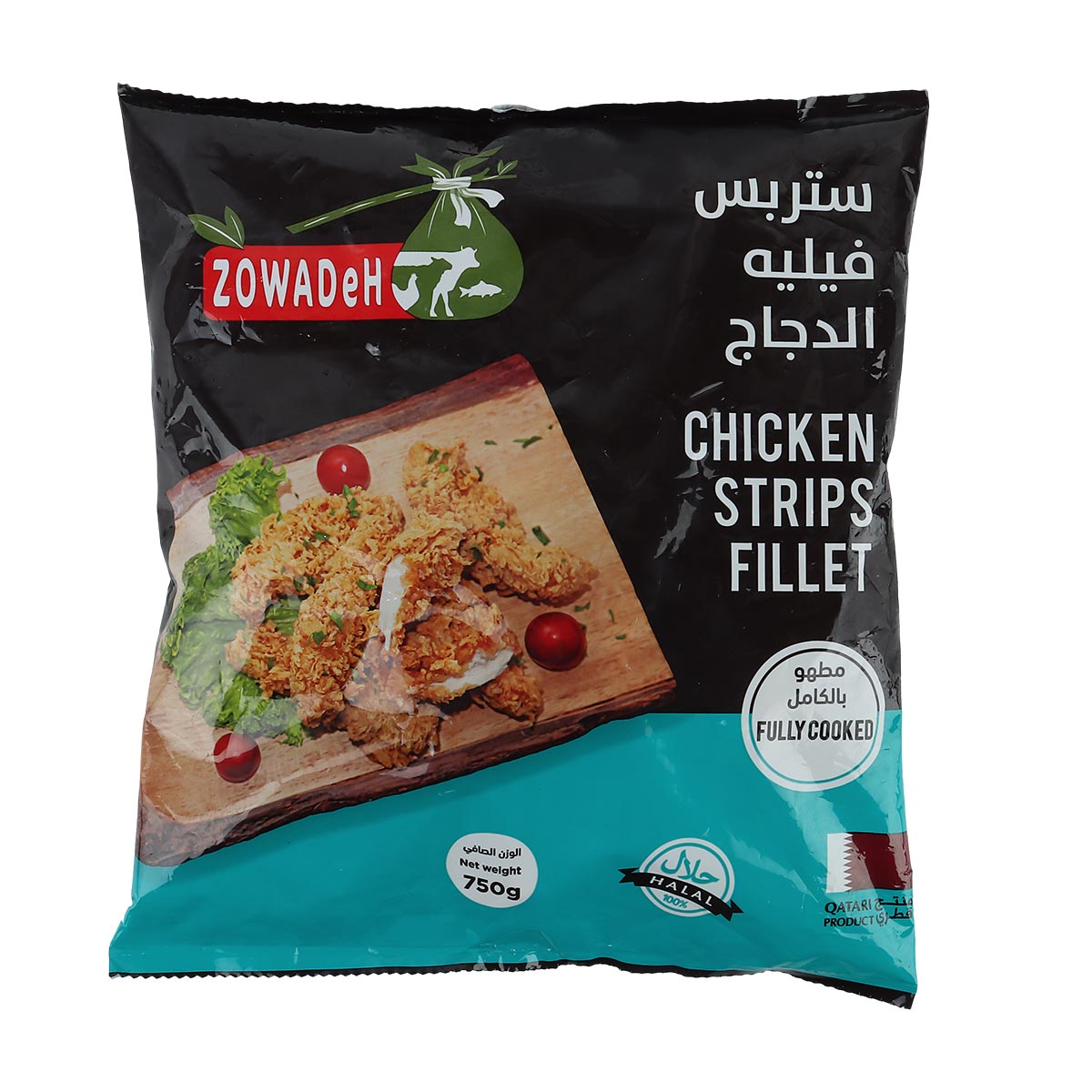 فيليه شرائح دجاج زوادة 750 غرام