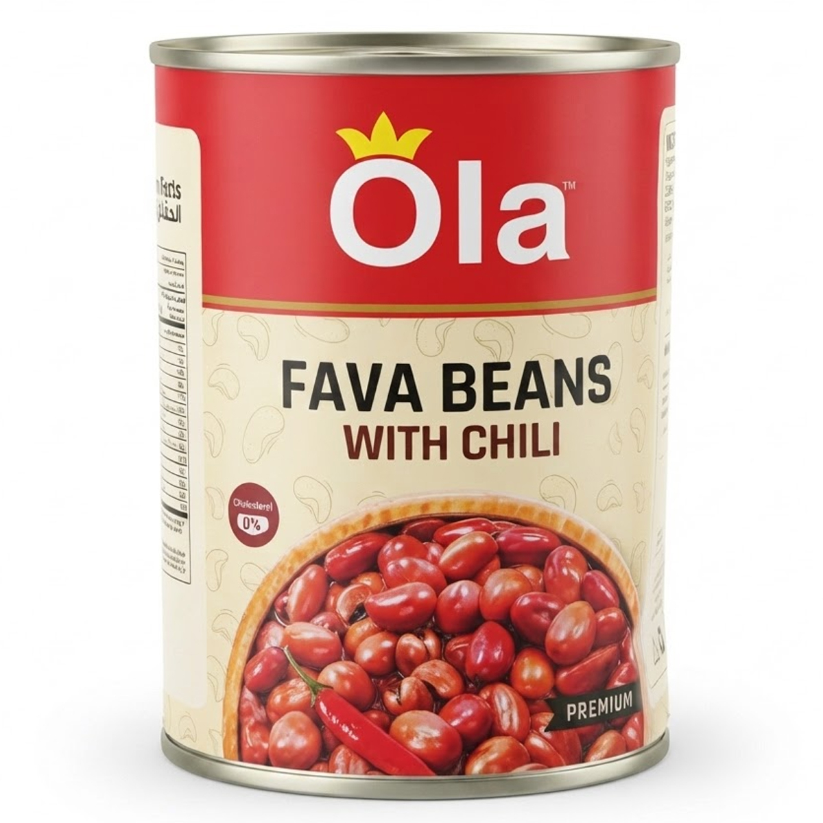 Ola Canned Fava Beans With Chili 400g