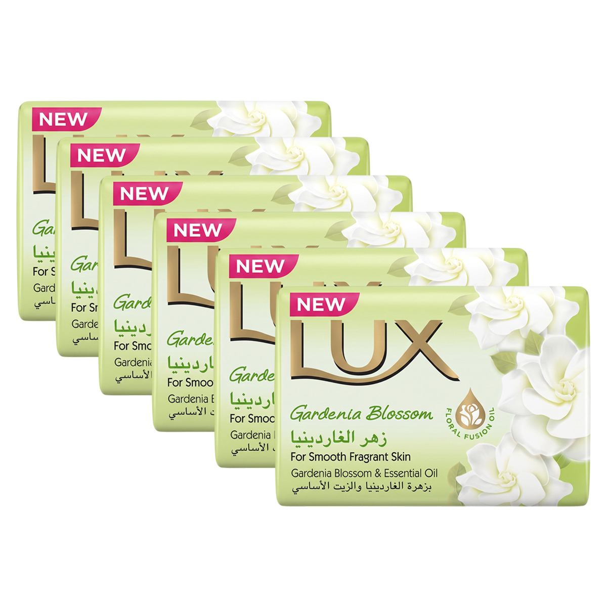 Lux Gardenia Blossom Fragrant Skin Soap Bar 6 x 170g