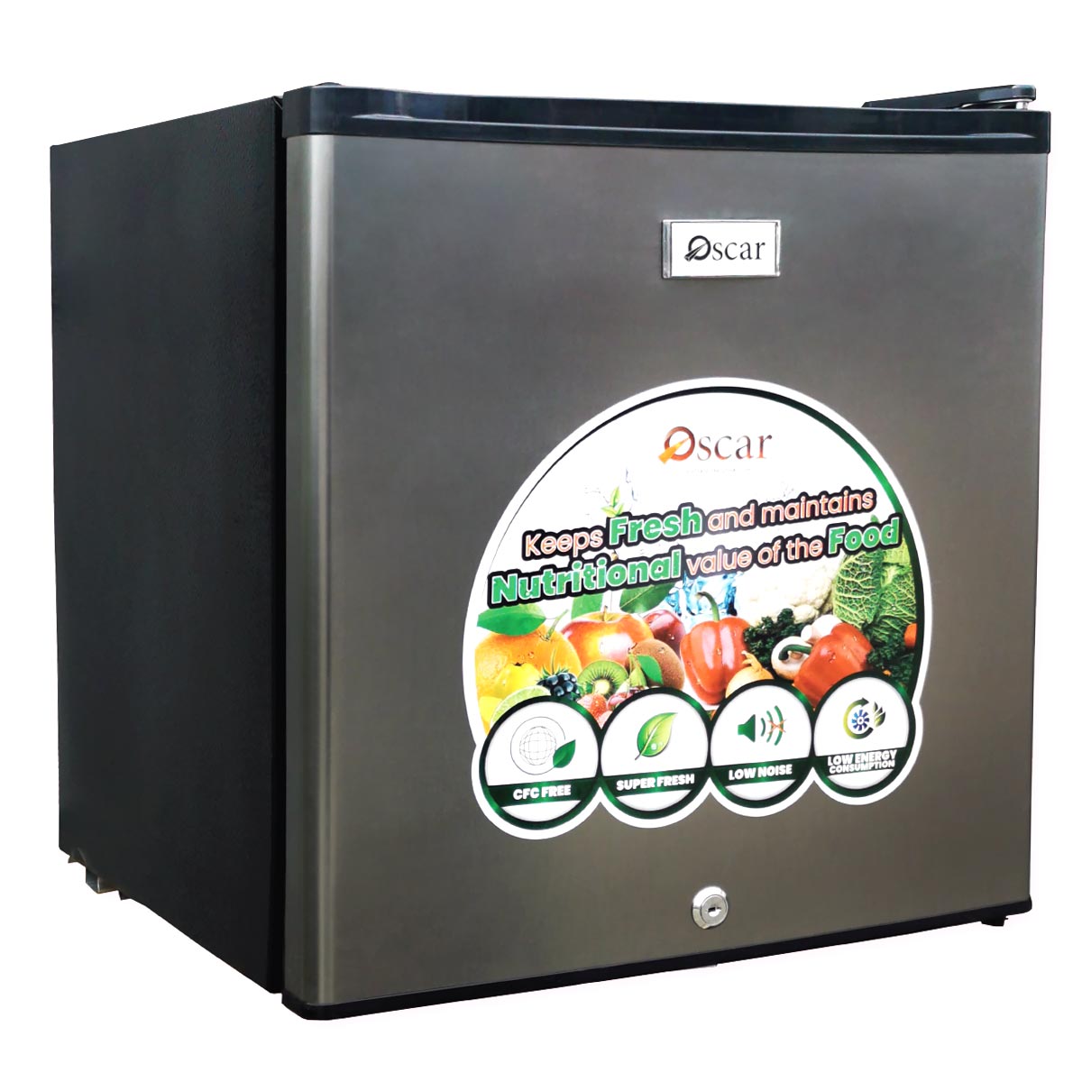 Oscar Single Door Defrost Refrigerator With Lock & Key 50L-OR-6551