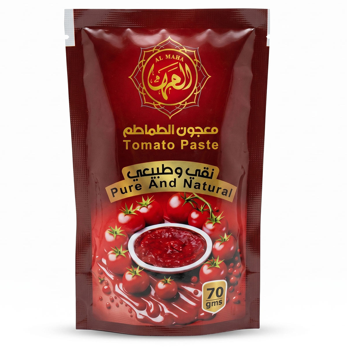 Al Maha Pure And Natural Tomato Paste 70g