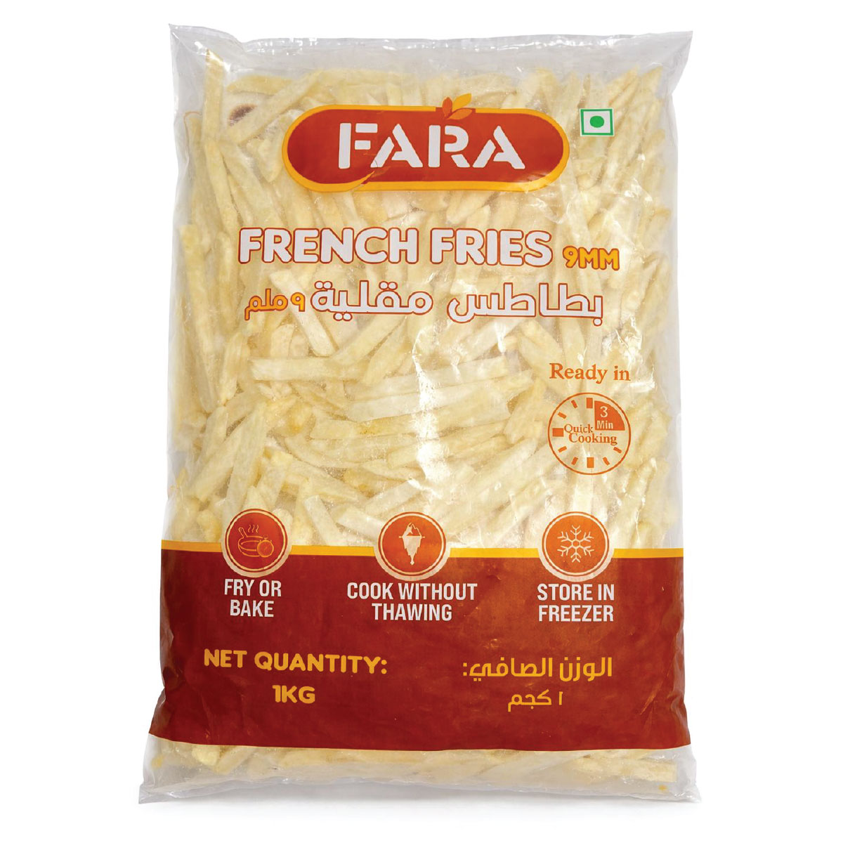 Fara Frozen French Fries 1Kg