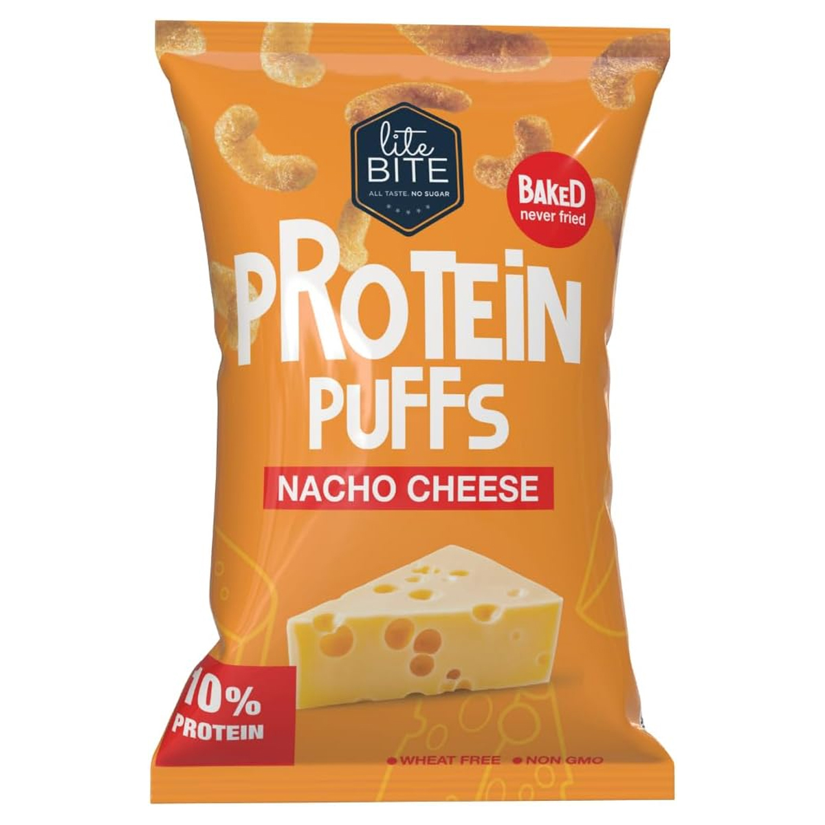 Lite Bite Protein Puffs Nacho Cheese 40g