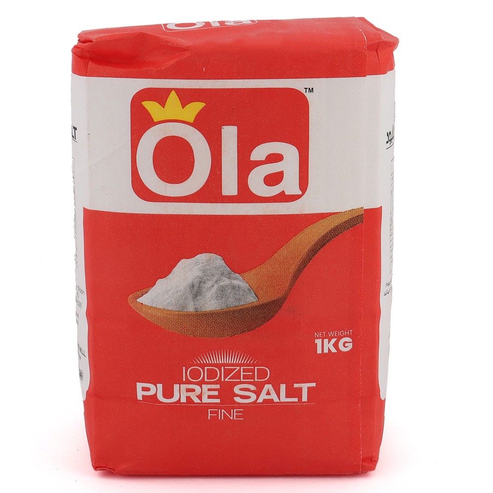 ملح أولا النقي المعالج باليود 1 كجم