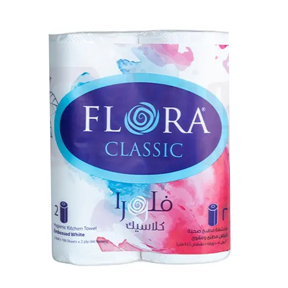 Flora Cls 2ply Ktch Twl250x220