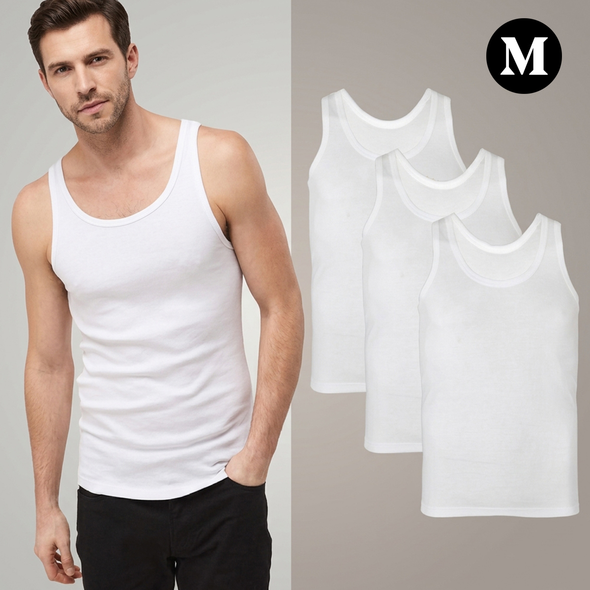 Mens Sando Set 3 Pieces