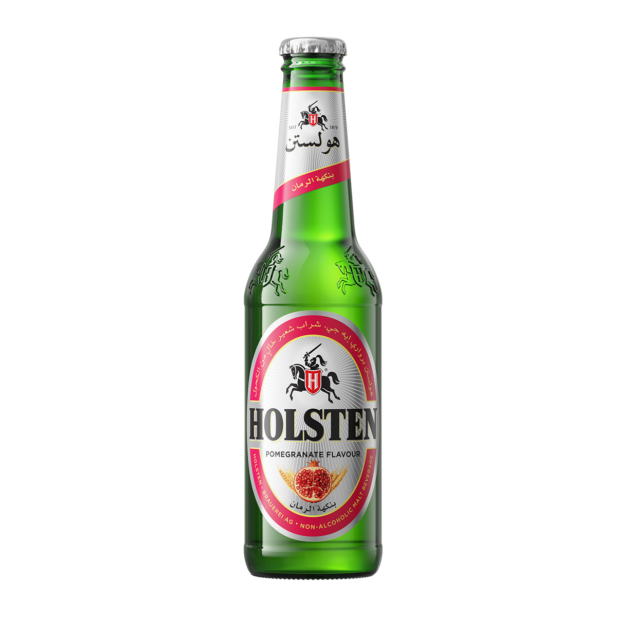 Holsten Pomegranate Flavour Non Alcoholic Malt Beverage 330ml