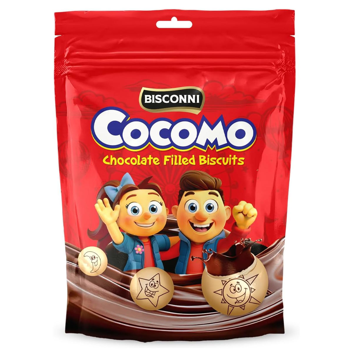 Bisconni Cocomo Chocolate Filled Biscuits 100g