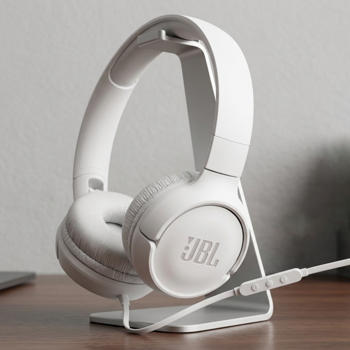 JBL Wired Over Ear Headphones White