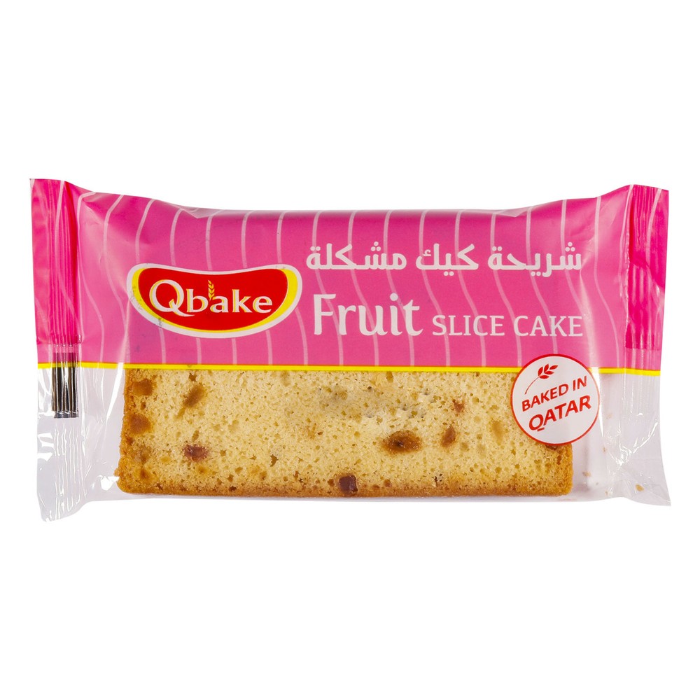 Qbake Fruit Slice Cake 70g