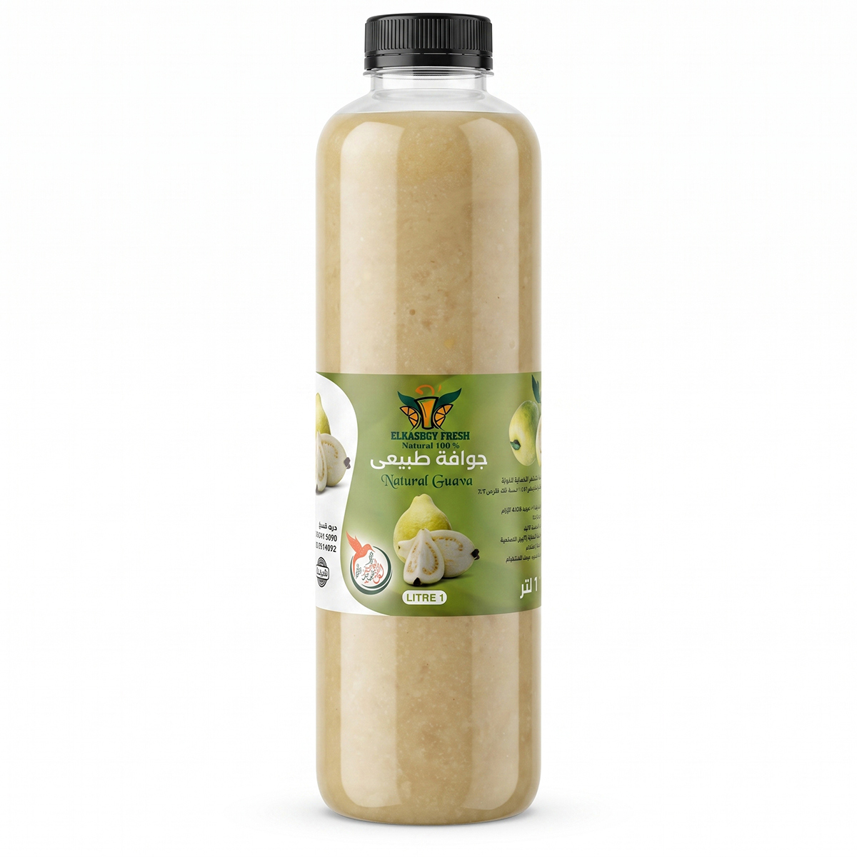 Elkashgy Fresh Natural Guava Juice 1L