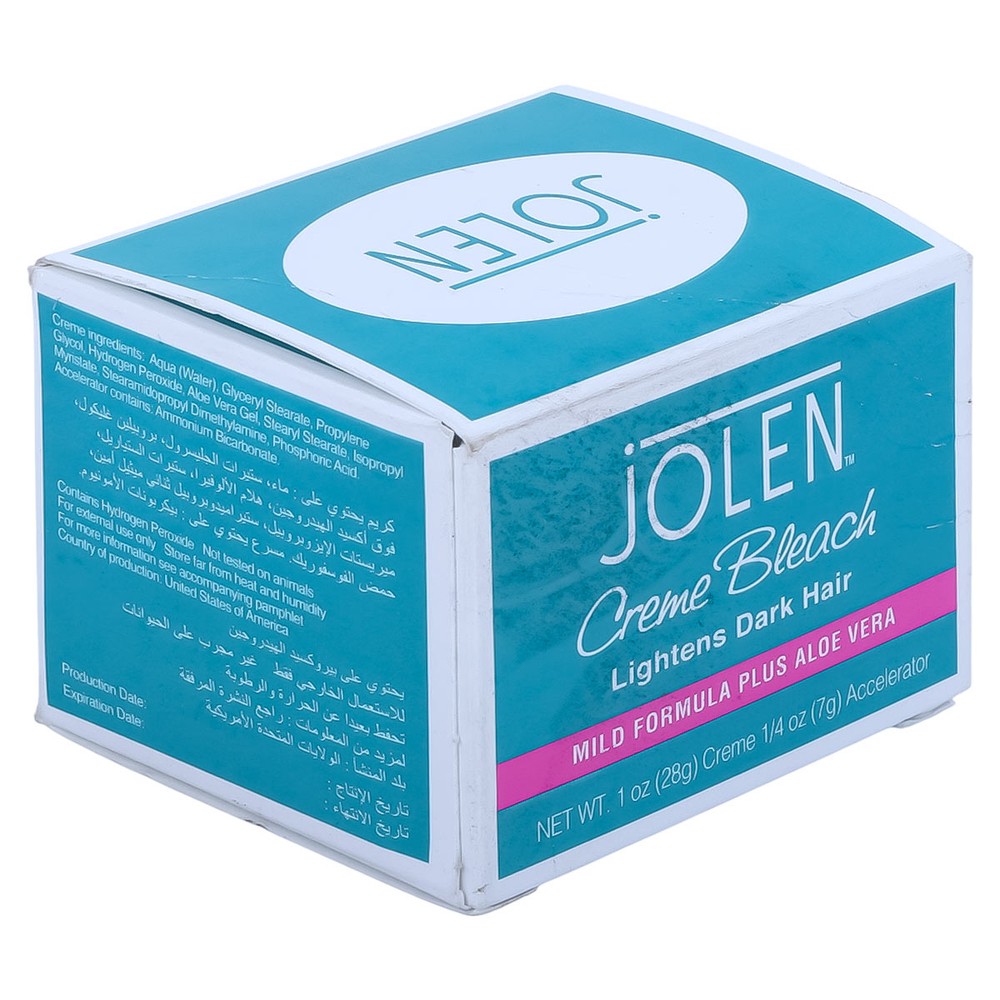 Jolen Cream Bleach Lightens Dark Hair 28g