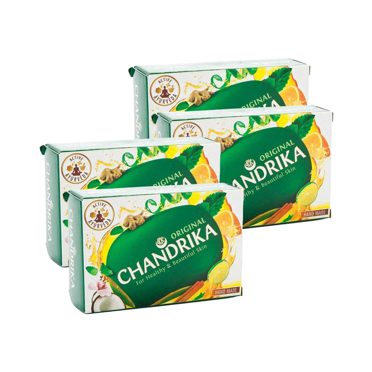 Chandrika Ayurvedic Soap 4x125g