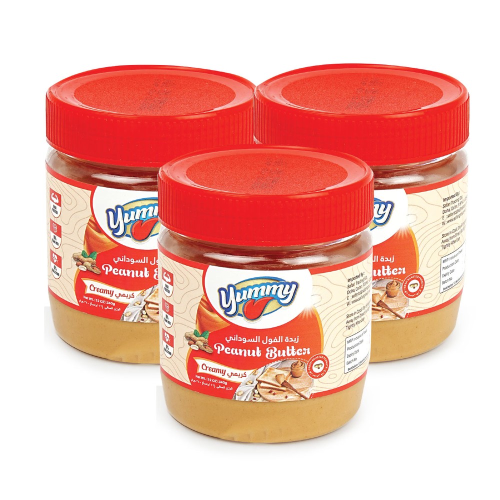 Yummy Peanut Butter 3x340g