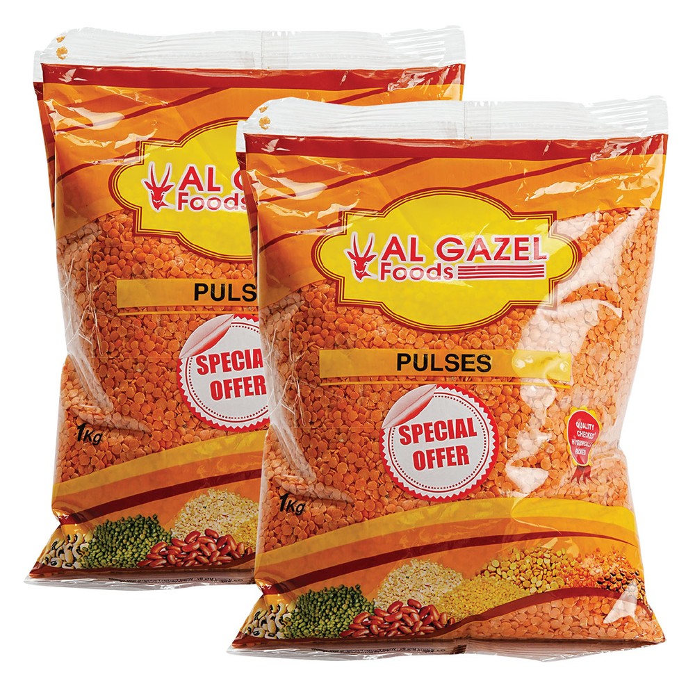 Al Gazel Masoor Dal 2X1kg