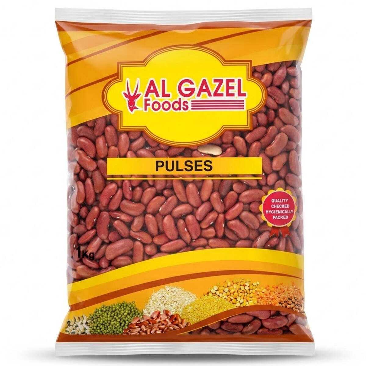 AL Gazel Foods Red Kidney Beans 2 x 1Kg