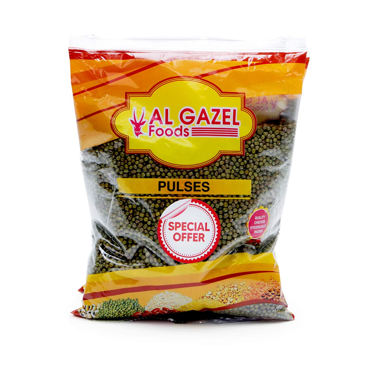 Al Gazel Foods Mong Dal Whole 2x1kg