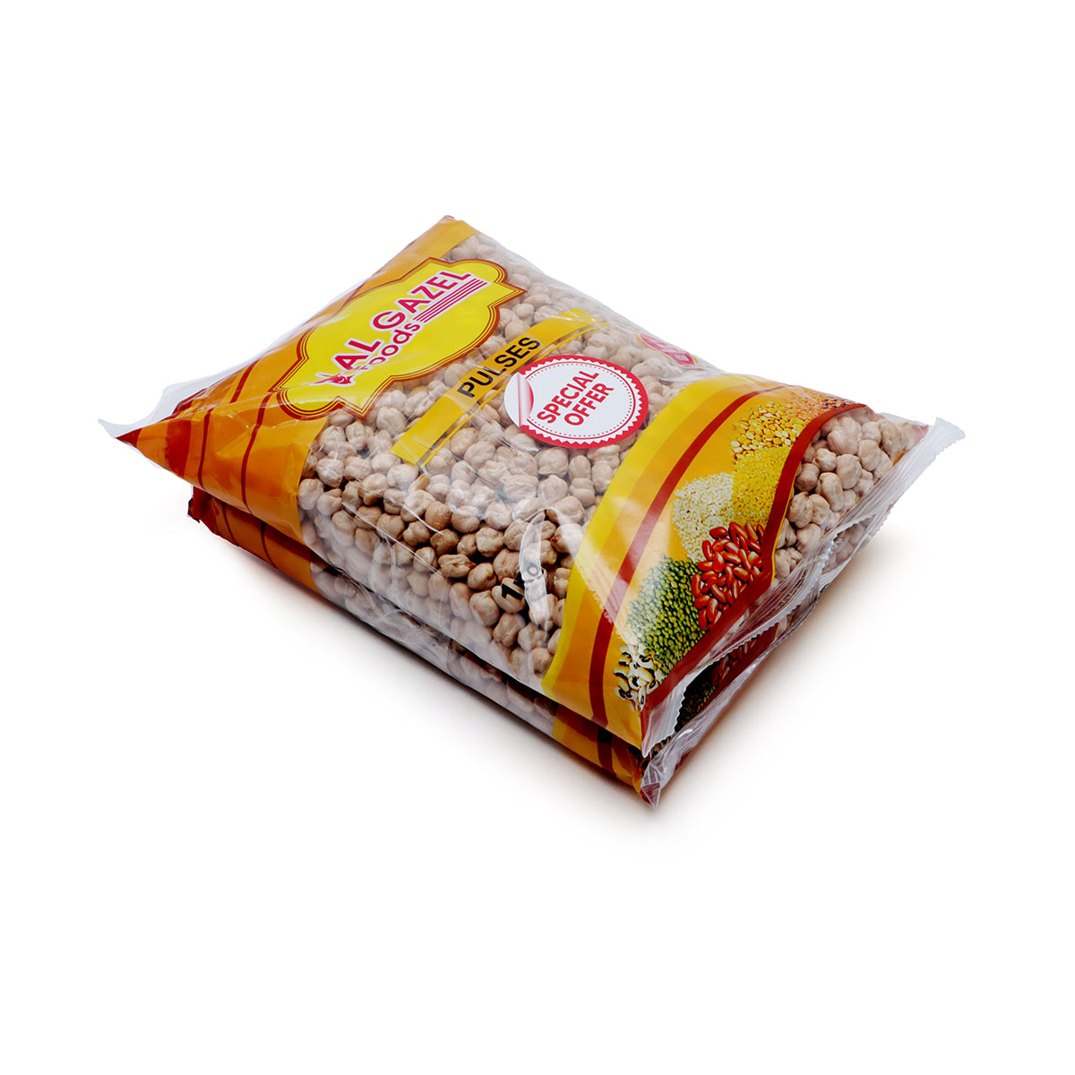 Al Gazel Foods Chana White 2x1kg