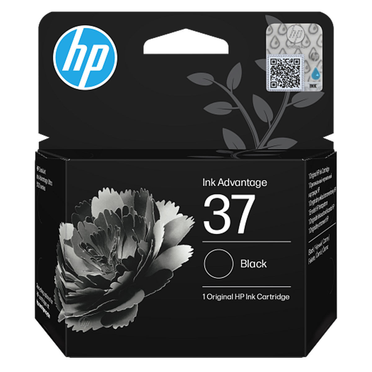 HP 37 Black Original Ink Advantage Cartridge