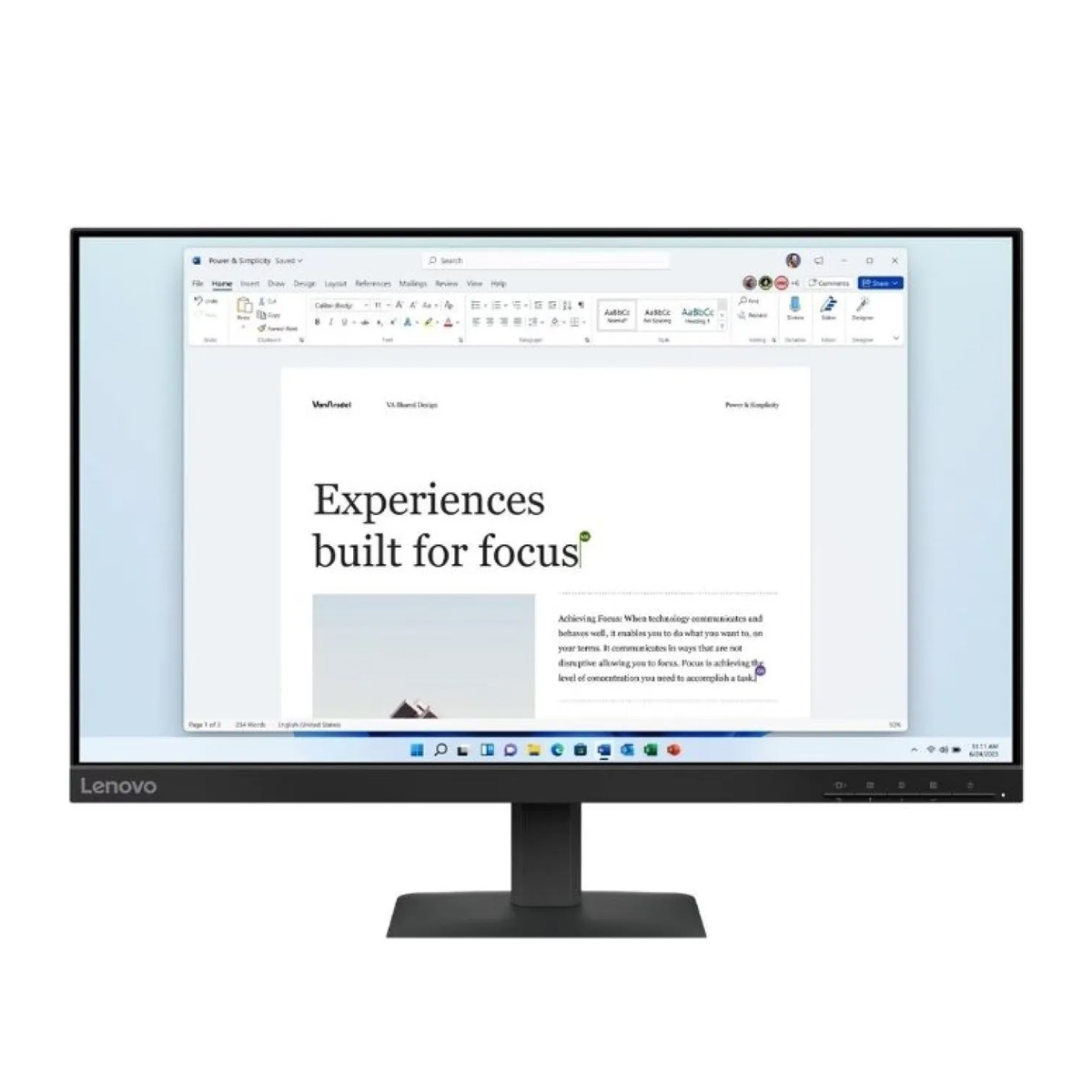 Lenovo 23.8 FHD IPS Display 68C2KAC1AE