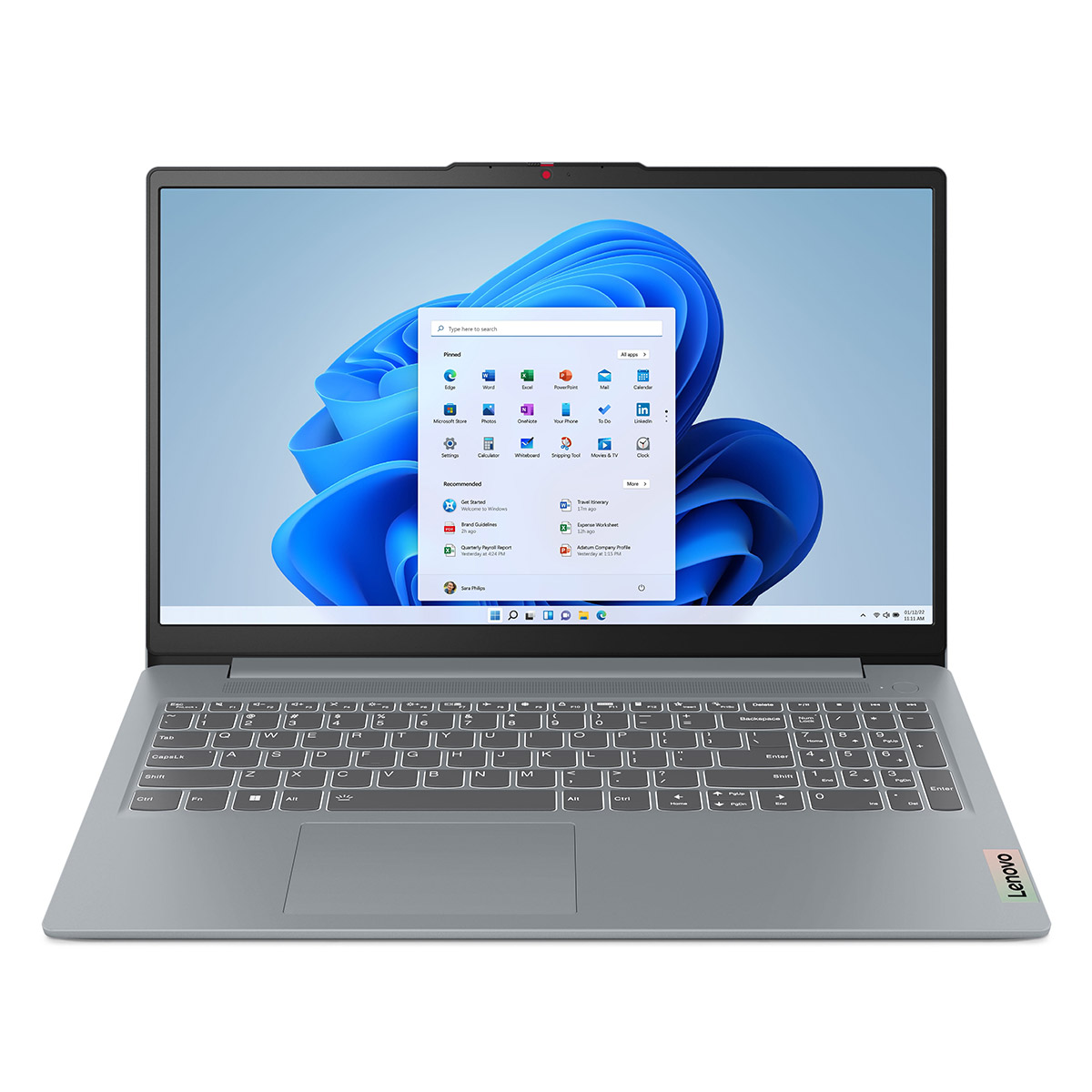 Lenovo Ideapad Slim 3 Windows 11 Home (15.6 Inch FHD IPS Display 300nits 16GB Ram 512GB SSD Fingerprint Reader AMD Ryzen 7 7730U) 82XM00XRAX