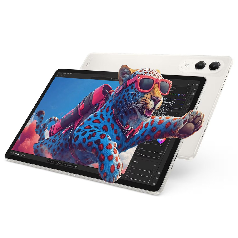جهاز Lenovo Yoga Tab TB710FU واي فاي فقط مع لوحة مفاتيح قابلة للطي وقلم (12 جيجابايت، 256 جيجابايت، شاشة 11.1 بوصة بدقة 3.2K LTPS ومعدل تحديث 144 هرتز)