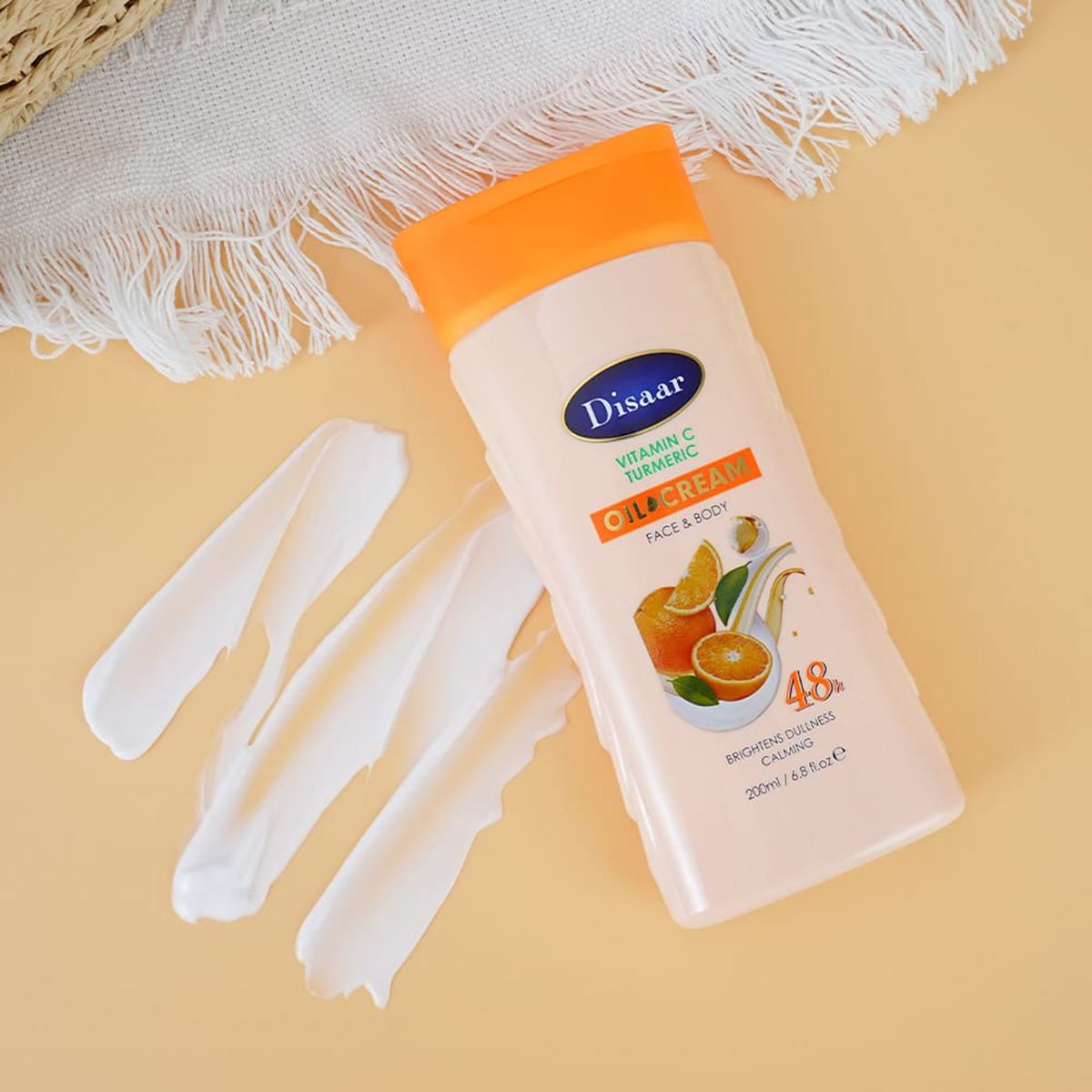 Disaar Vitamin C Turmeric Oil Cream Face & Body 200ml