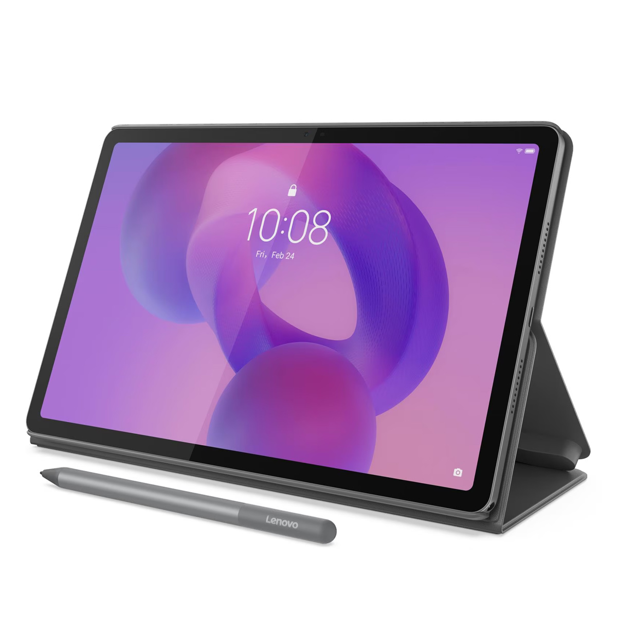 Lenovo Idea Tab 5G Tablet With Pen And Folio Case, 11 Inches IPS Display (8GB,128GB) Luna Grey, ZAFR1002AE