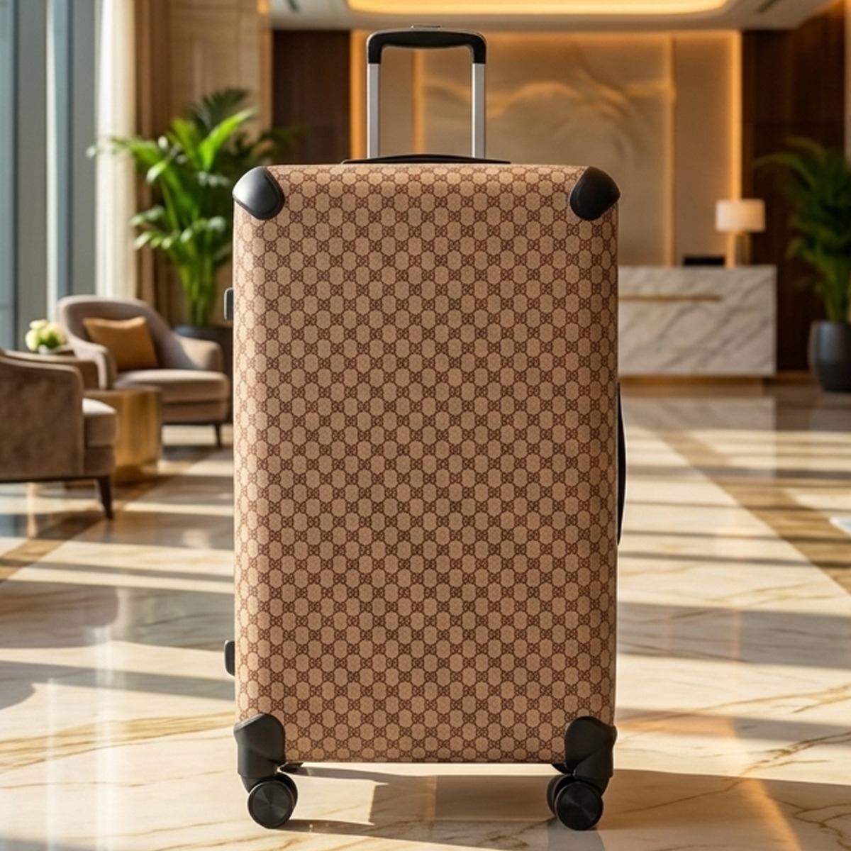 Soft Trolley Bag Leather