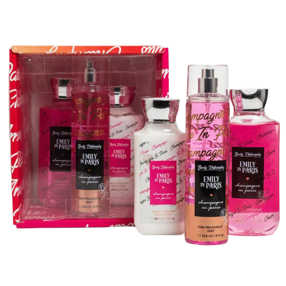 Body Philosophy Fragrance Set Emily In Paris Line 3 Pieces Set