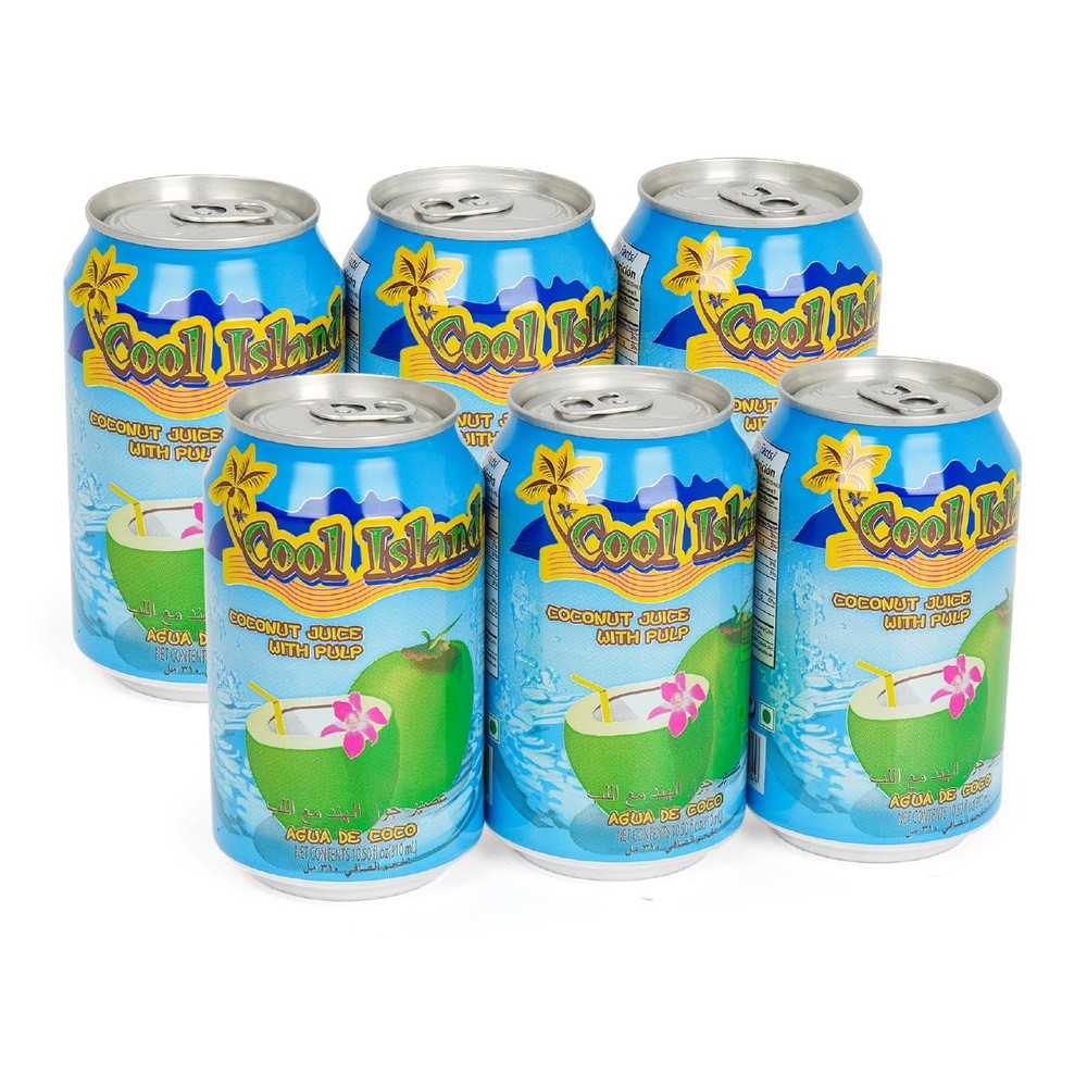 Cool Island Coconut Juice With Pulp 6X310ml