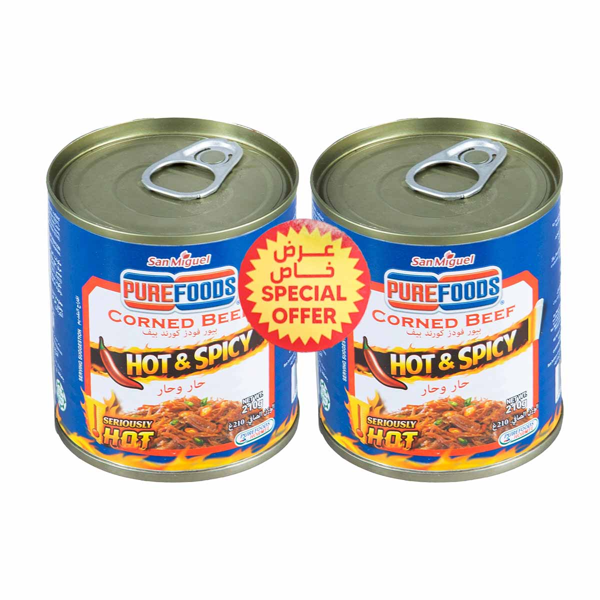 Pure Foods Corned Beef 2X210G