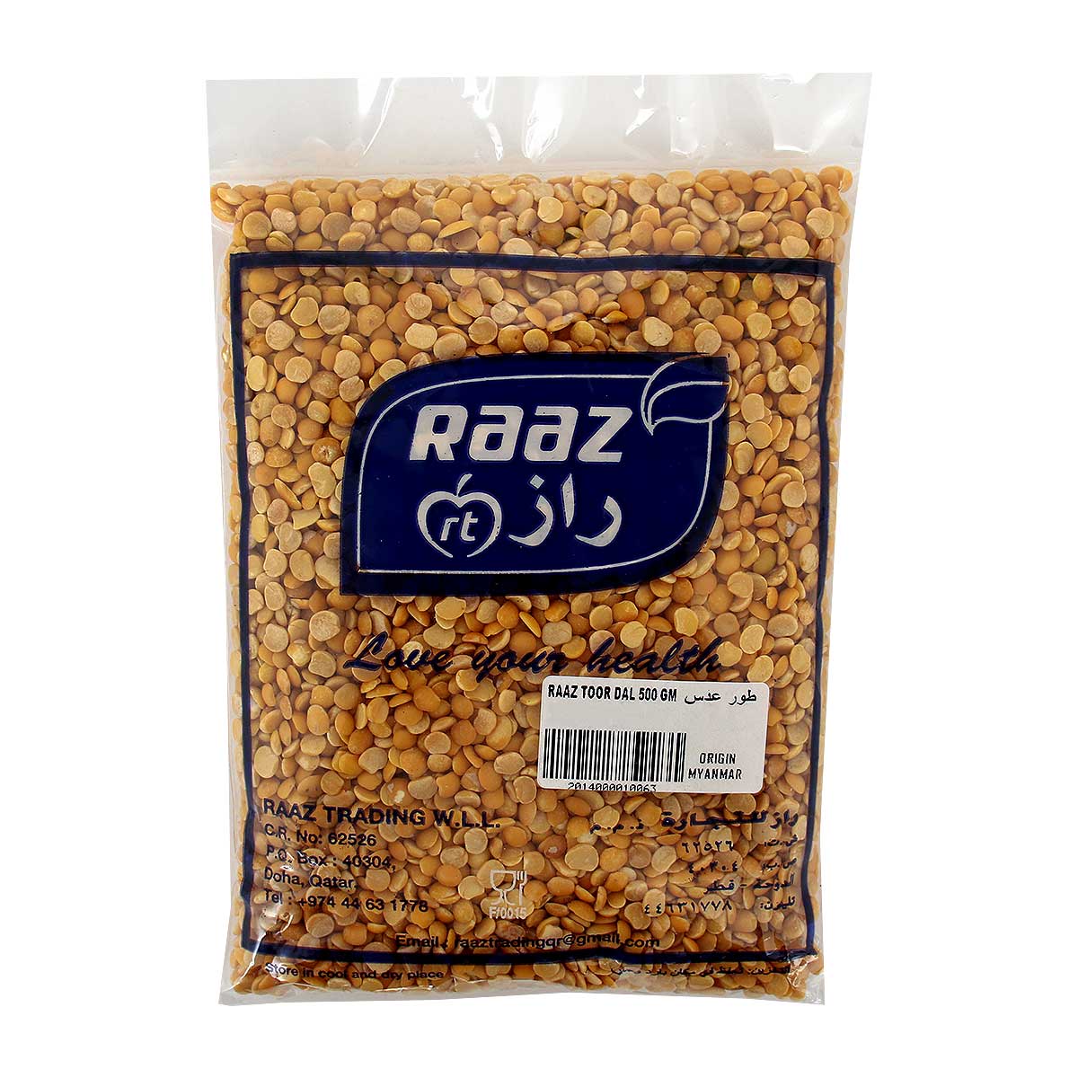 Raaz Toor Dal 500Gm