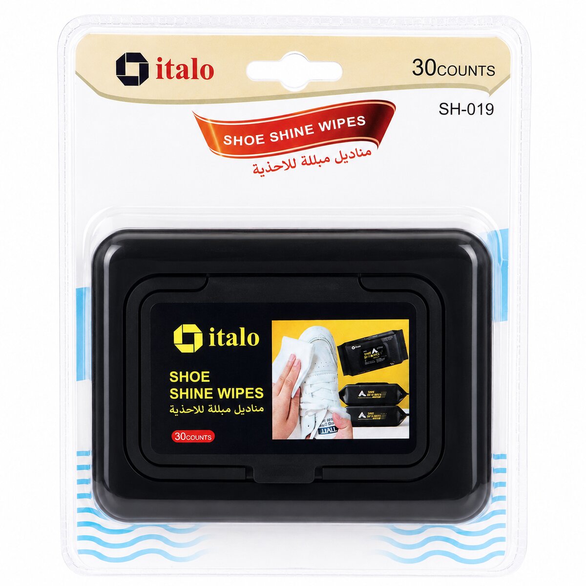 Italo Shoe Shine Wipes 30Counts