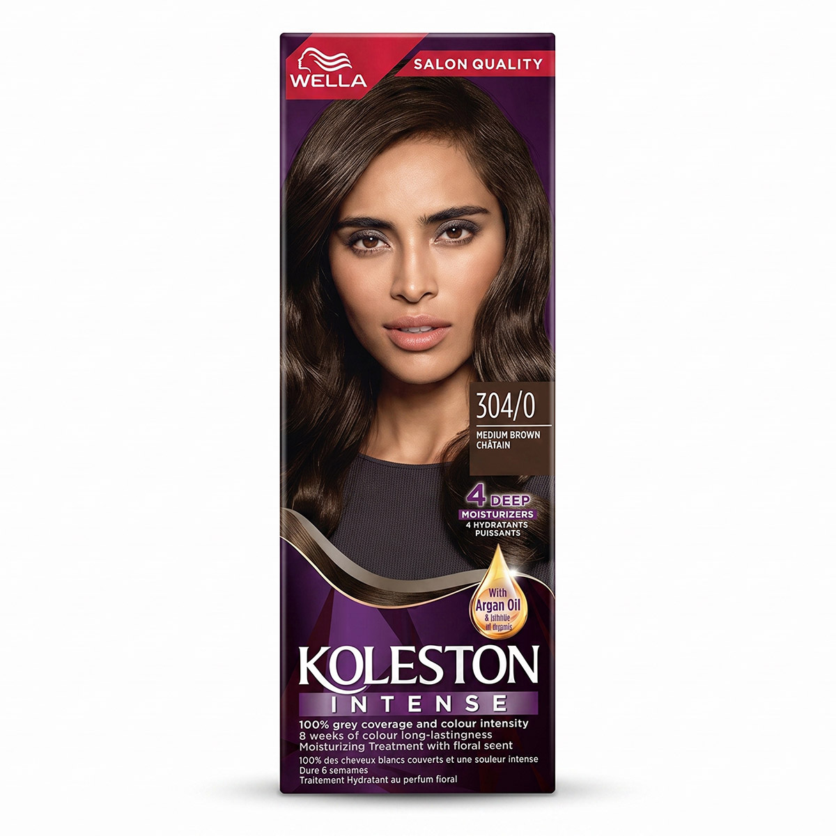 Wella Koleston Intense Medium Hair Color Brown 304/0