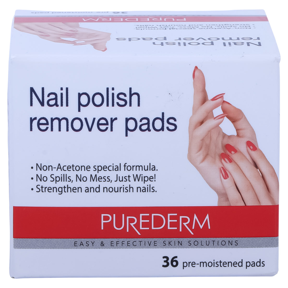 Purederm Nail Polish Remover Pad 36 Pieces