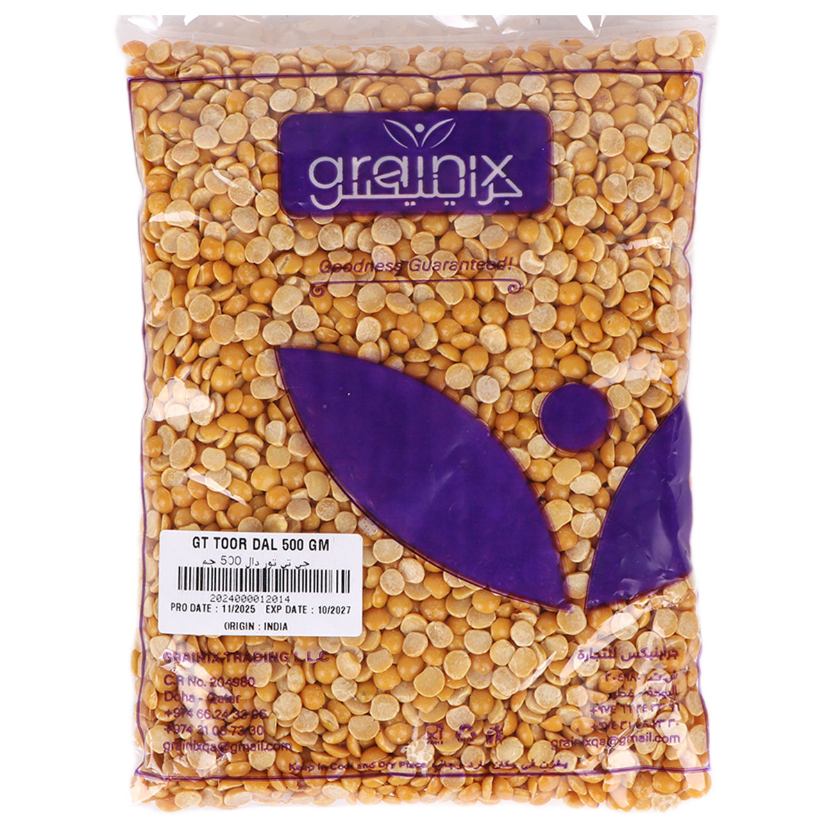 Grainix Toor Dal 500g
