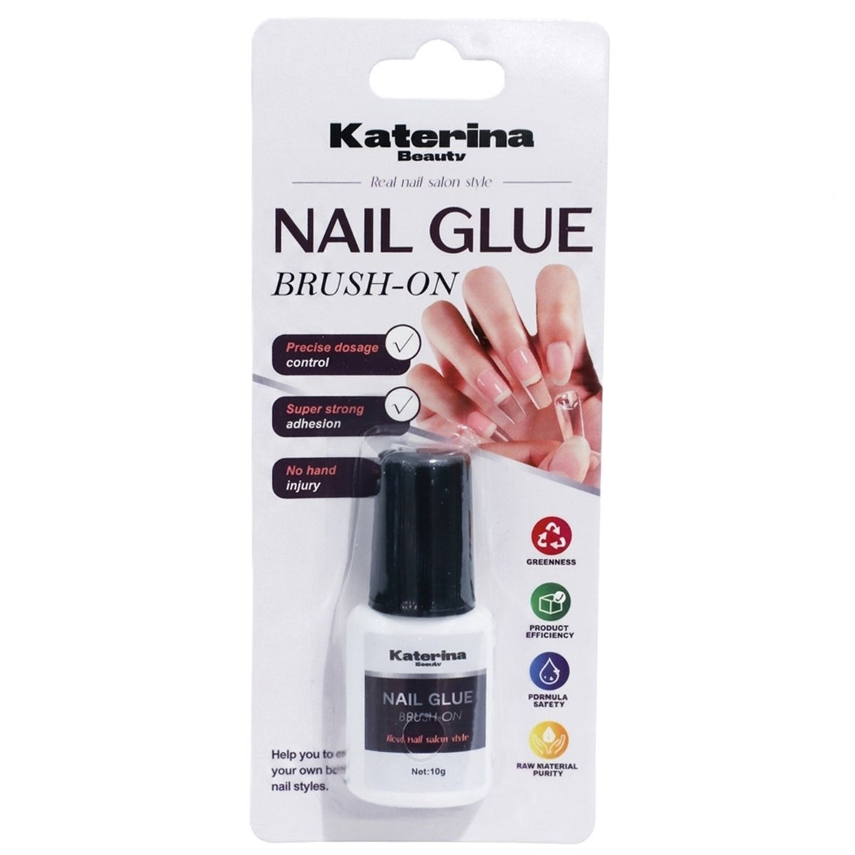 Katerina Beauty Brush On Nail Glue 10g