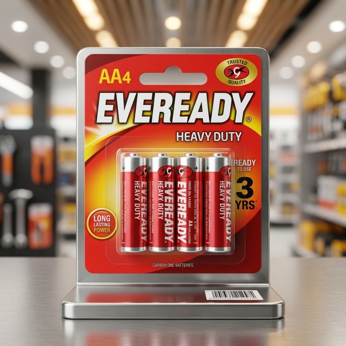 Eveready AA4 Heavy Duty Batteries 4 Pieces