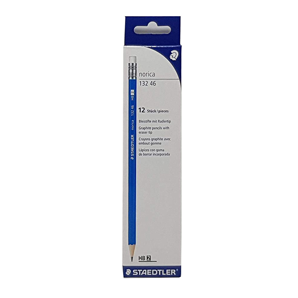 Staedtler Noris Pencil With Rubber Tip 12 Piece