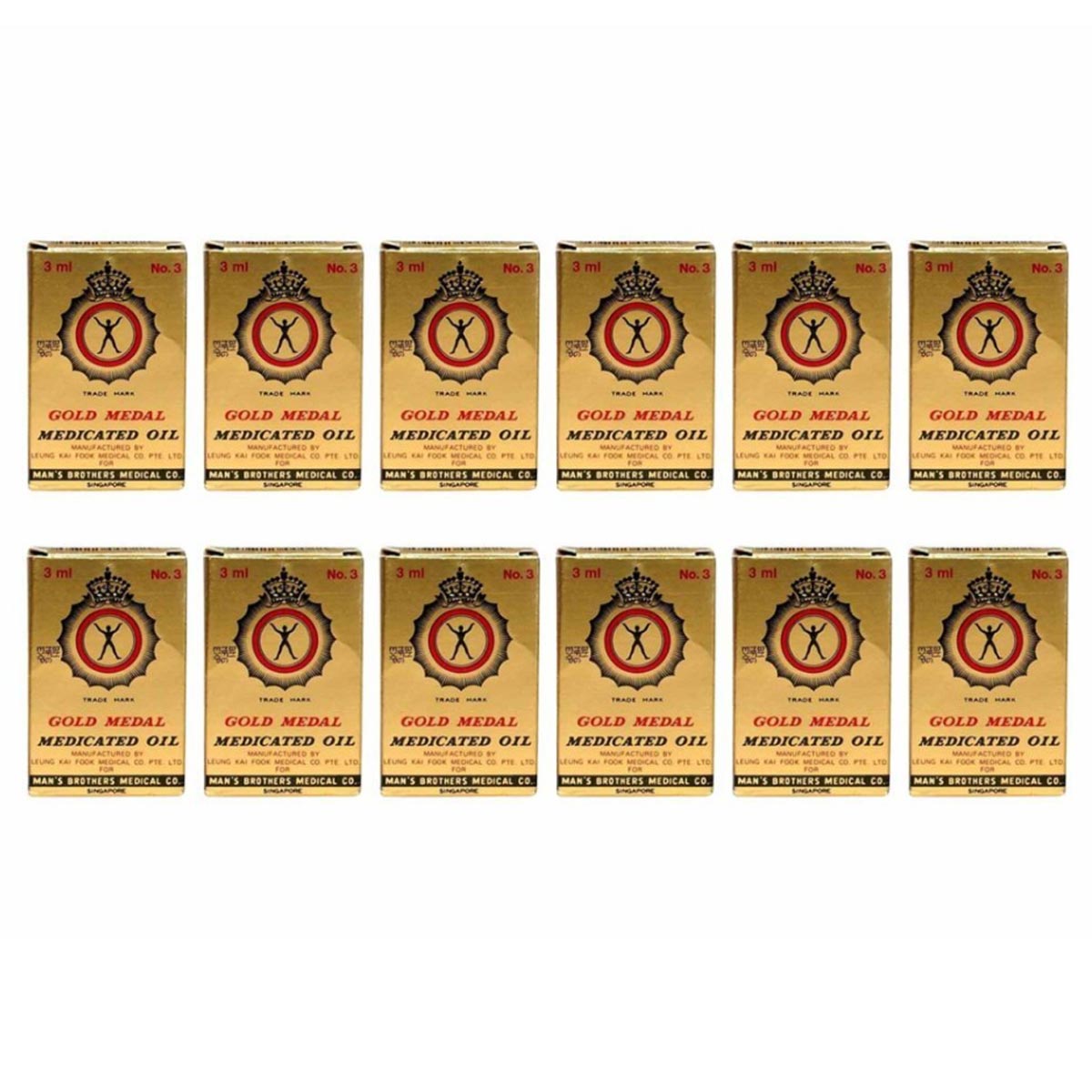 Gold Medal Oil 12x3ml