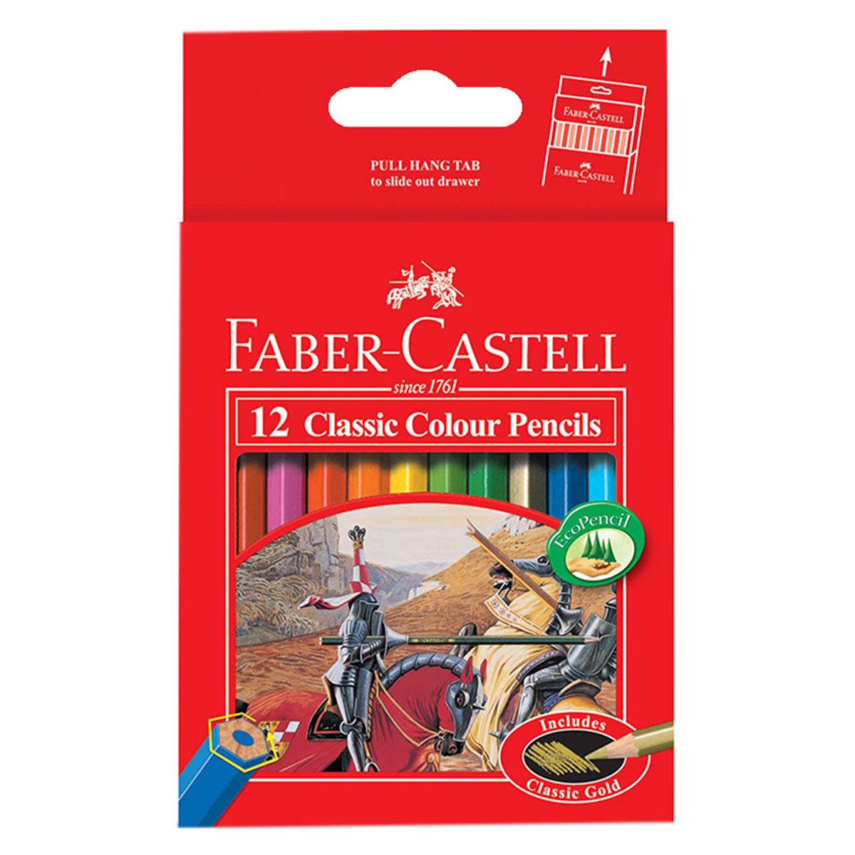 Faber Castell Classic Colour Pencils 12 Pieces