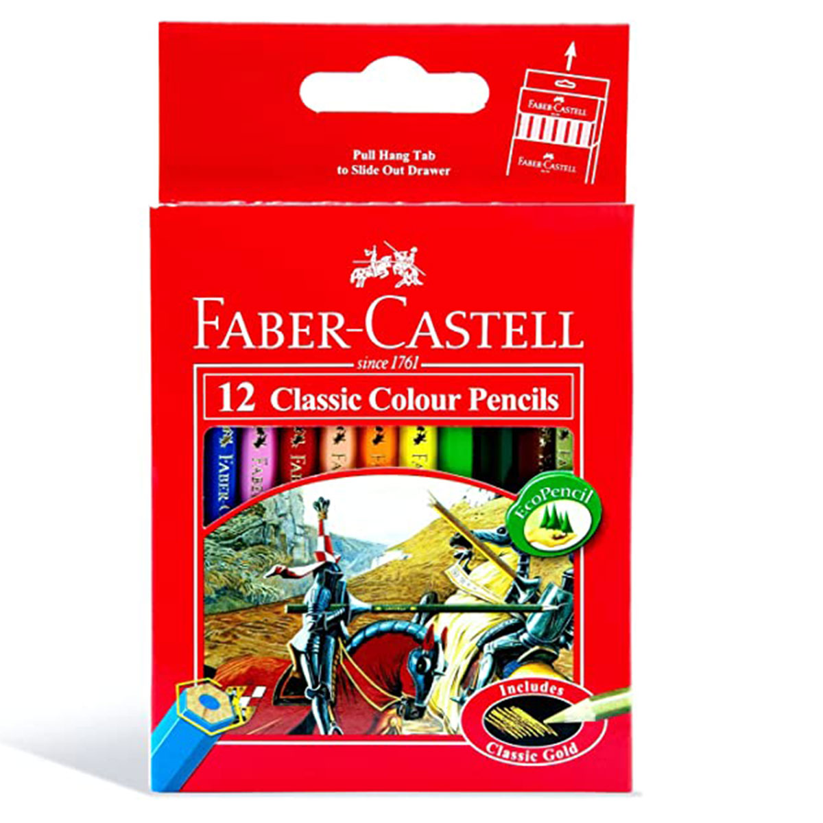 Faber Castell Classic Colour Pencils 12 Pieces