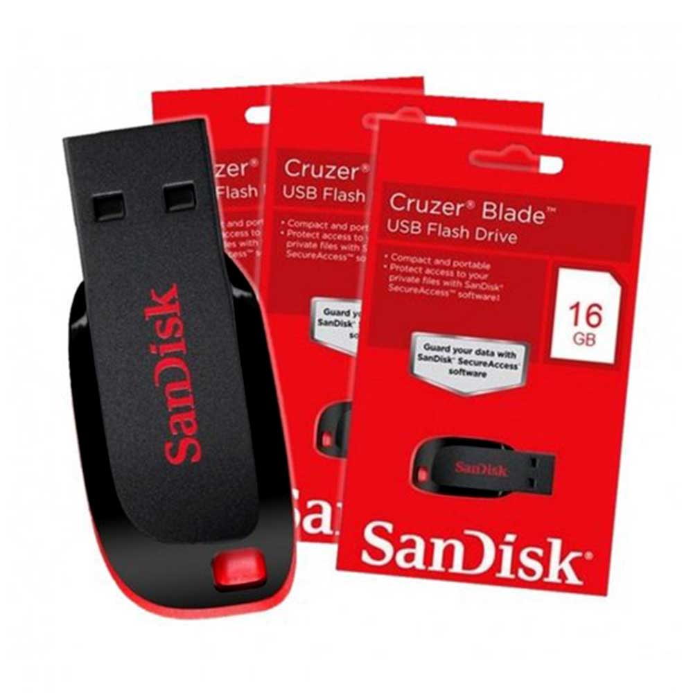 Sandisk Cruzer Blade USB Flash Drive 16GB